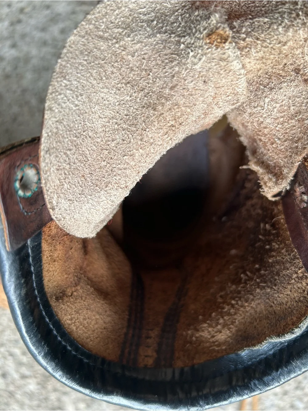 Red wing Men's Brown Leather Lace-Up Work Boots Sz 10 C